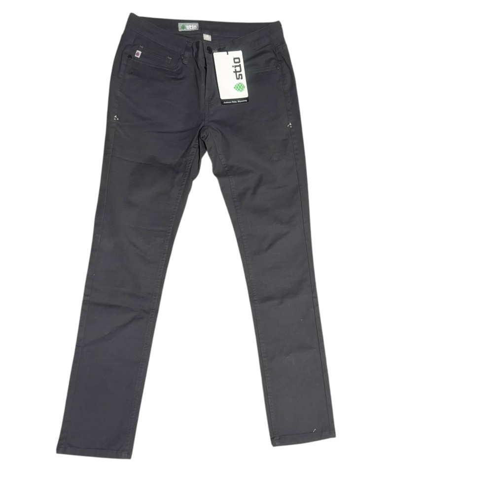Stio Women's Basalt Rivet Canvas Pants Outdoor Straight Leg Grey Size 6 NWT - Picture 4 of 8